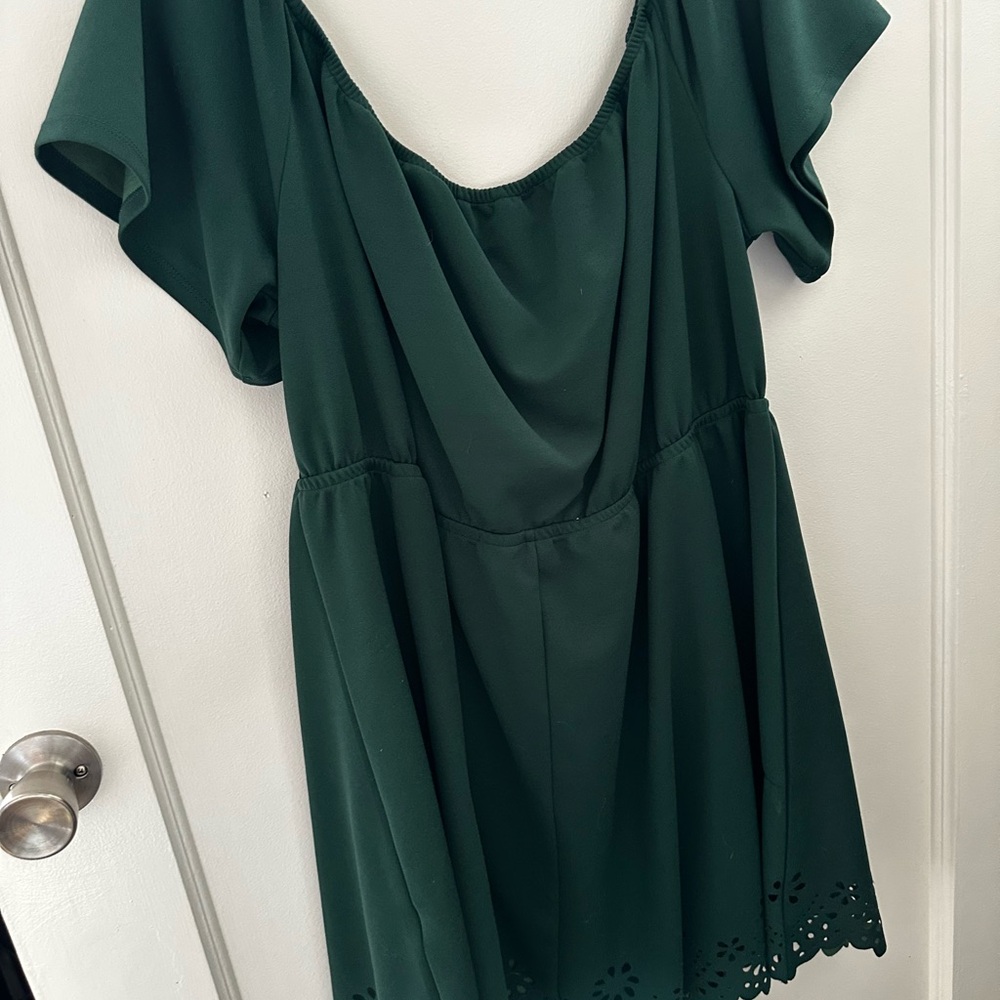 SHEIN Dark Green Dress